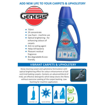 Genesis Vibrant Carpet & Upholstery Concentrate Cleaner