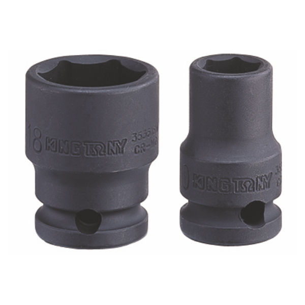 King Tony - Socket Standard Impact 3/8" X 19mm - 3 Pack