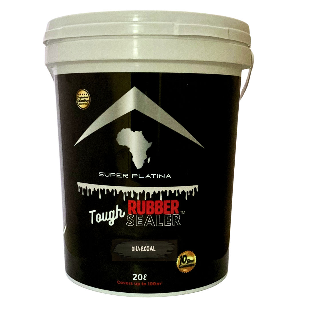 ToughSealer Liquid Rubber - Waterproof Your Roof - Tough Rubber Sealer 20L - Charcoal - 20.0 L