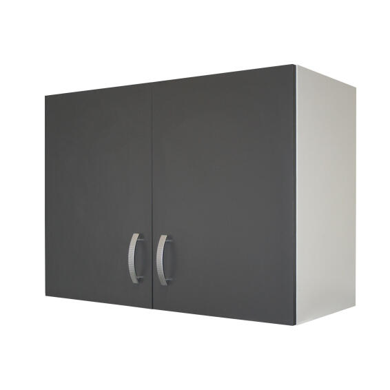 Kitchen Wall Cupboard Kit 2 Door Sprint Grey L80Cmxh58Cmxd35Cm
