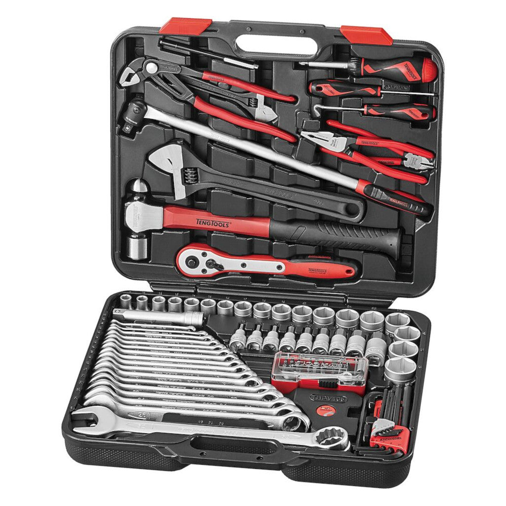 105PC Heavy Duty Tool Set with Ball Pein Hammer