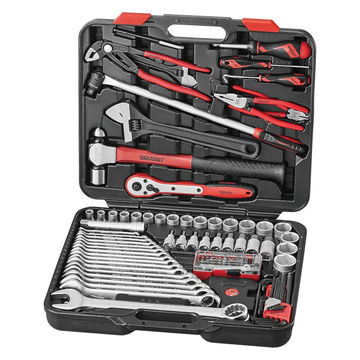 105PC Heavy Duty Tool Set with Ball Pein Hammer