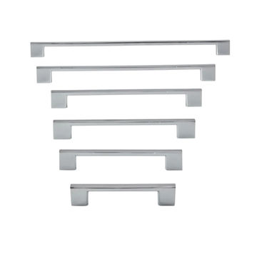 Strip Handle, Chrome Plated, 128mm