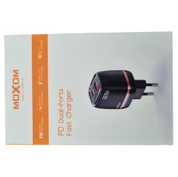 Travel adaptor PD 22.5w-USB+Type C to Type C Moxom