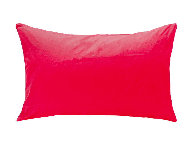 Simply Sleep - Everyday Collection Pillow Cover Set - 90GSM -True Red - Euro Continental- (6Set)