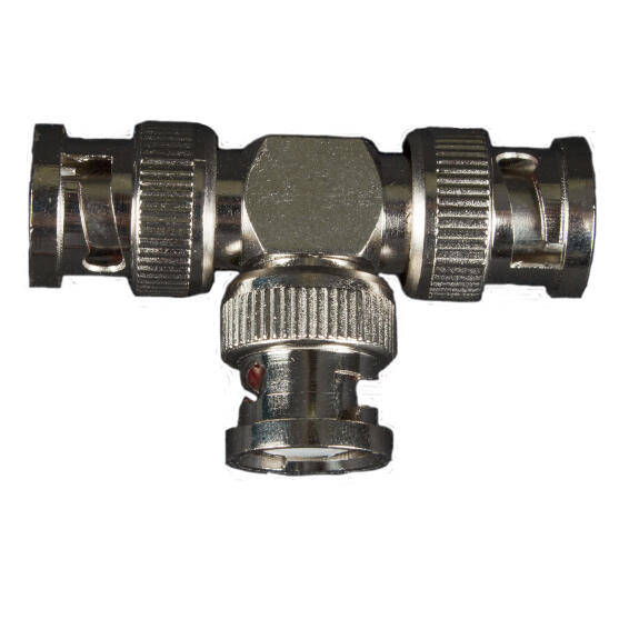 BNC connector Triple MA silver