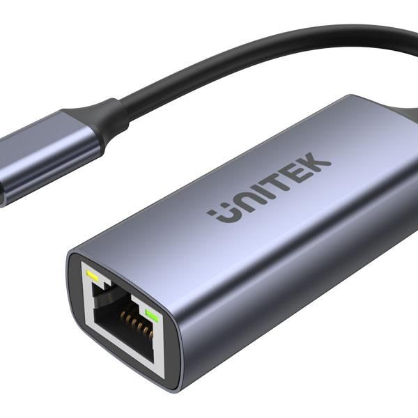 Unitek U1323A Usb3.0 Type-C To Gigabit Ethernet Adapter With 100W Type-C Power Delivery