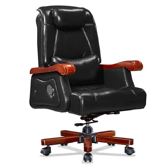 LBM FURN-Black Executive Recliner office Chair
