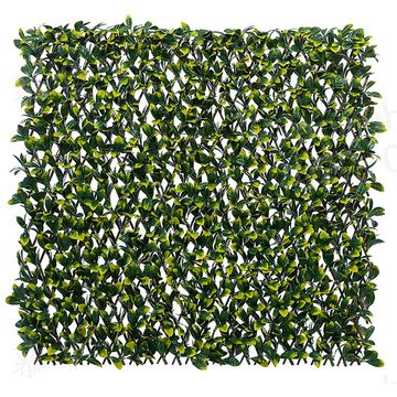 Artificial Foliage UV Protected - Trellis / Expandable Leaf - PVC Backing - 90cm x 180cm