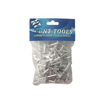 NT TOOLS Large Flange Pop Rivets 4.8X21mm 50pcs 15mm Head