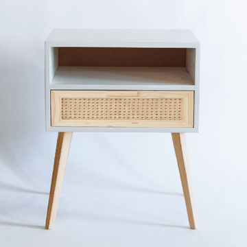 Foxtrot 1 Drawer (Top Shelf) Pedestal - White