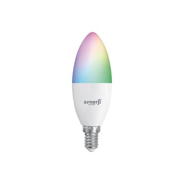 SYNERJI SMART CANDLE 5.5W CCT+DIM E14