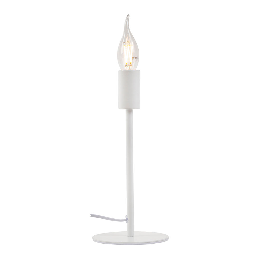 Eurolux - Table Lamp - White - E14 - 1x40w - Base Only - 2 Pack