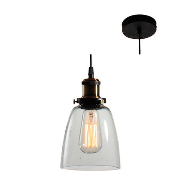 Farmhouse - Pendant - 140mm - Clear Glass
