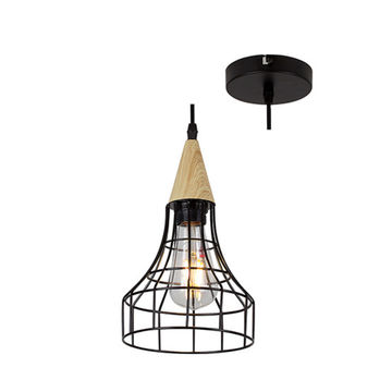Vibrato Pendant 170mm Black  Pendant Lamping Excl 1 x E27