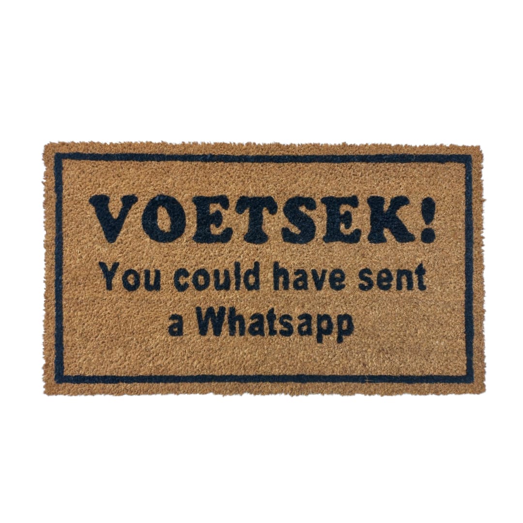 Matnifique Coir Design Doormat - Voetsek 700 x 400 x 14mm