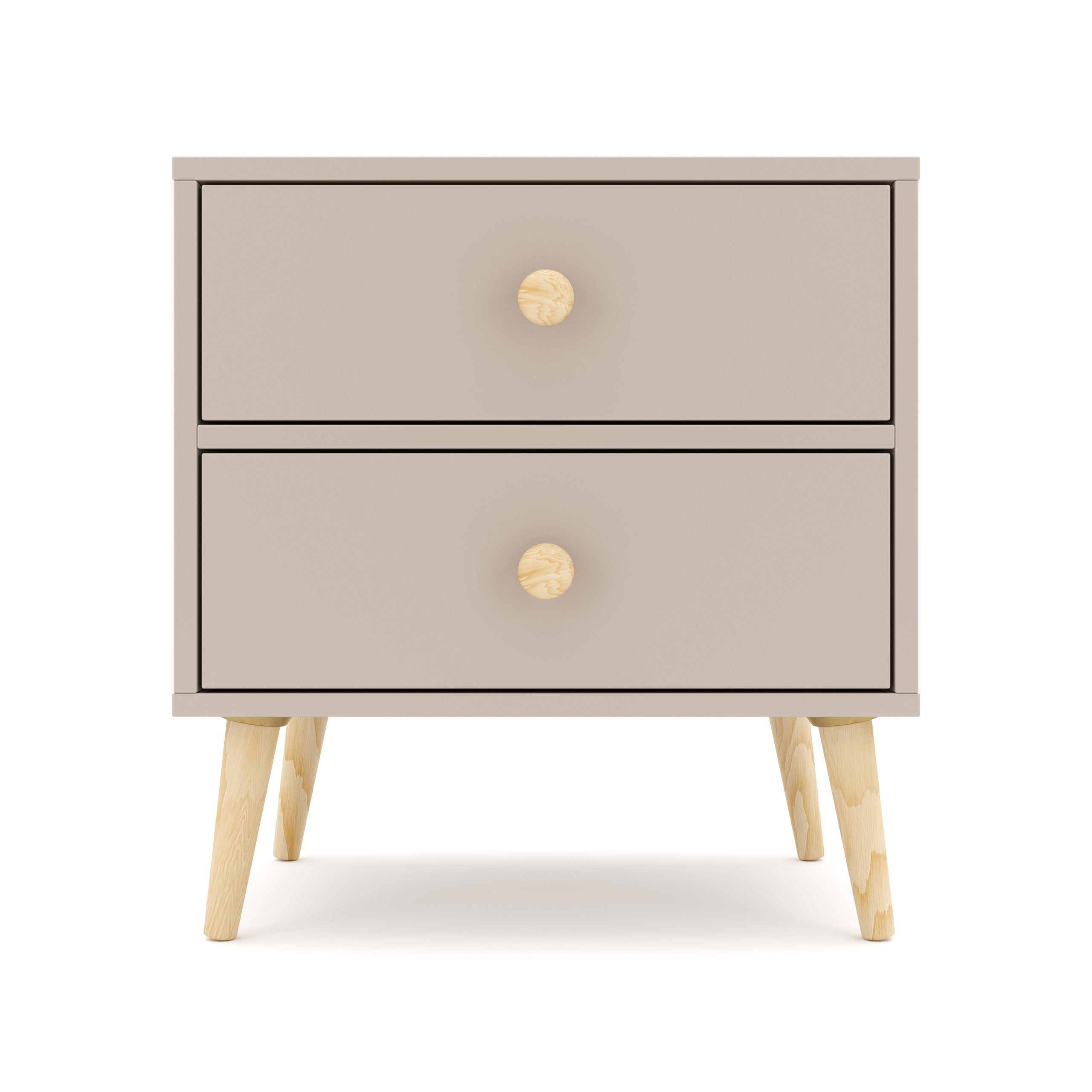 BAM! Impression Two Drawer Bedside Table - Congo