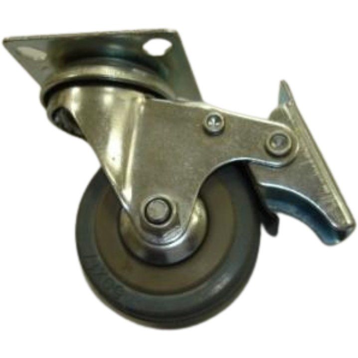 50mm GRAY CASTER WITH BRAKE