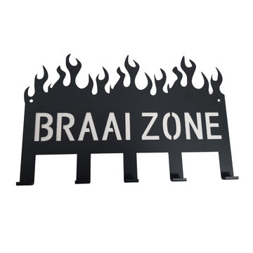 Lifespace "Braai Zone" Braai 5 Hook Utility Rack