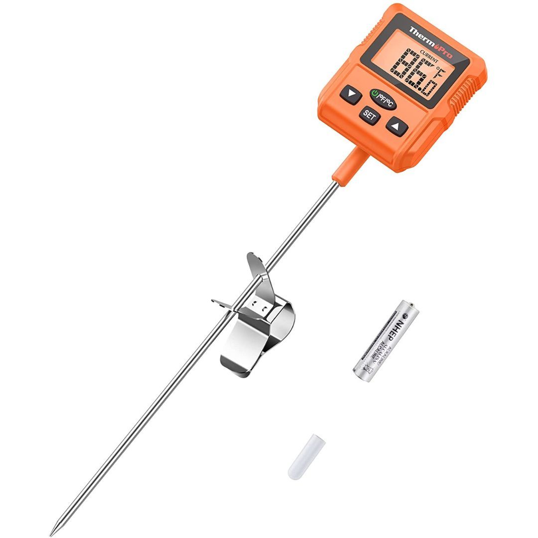 ThermoPro Instant-Read Sugar and Deep-Fry Thermometer