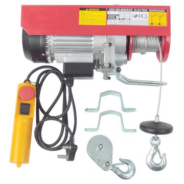 HGS 500 Mini Electric Rope Hoist Set - 250/500kg (220 Volt)