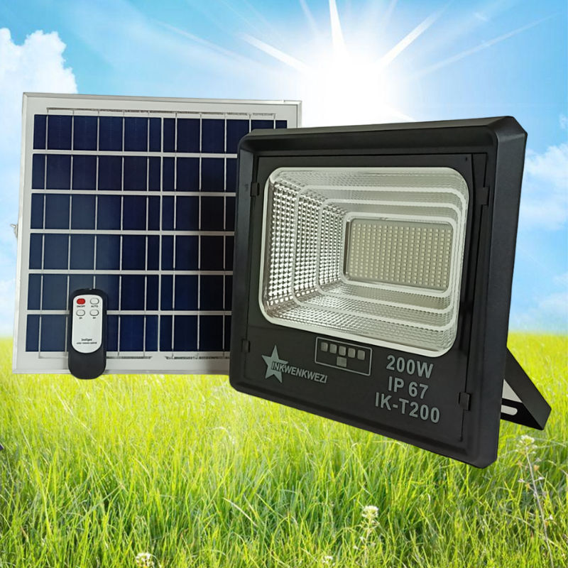 200W IK-T200 Rechargeable IP67 Solar Flood