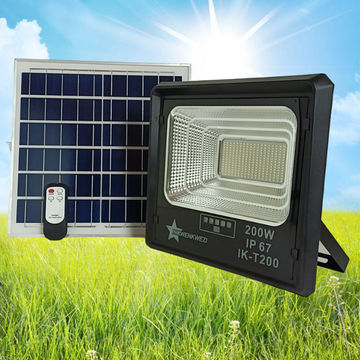 200W IK-T200 Rechargeable IP67 Solar Flood