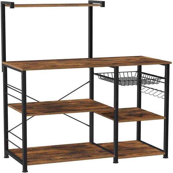 BAKER’S RACK COFFEE STATION MICROWAVE OVEN STAND KITCHEN SHELF