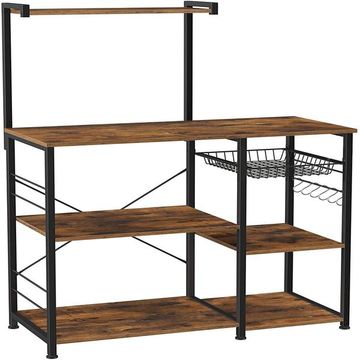 BAKER’S RACK COFFEE STATION MICROWAVE OVEN STAND KITCHEN SHELF