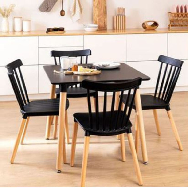 Marvella 5 Piece Black Dinning Set