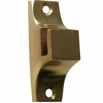 Solid brass wedge for wooden window handles