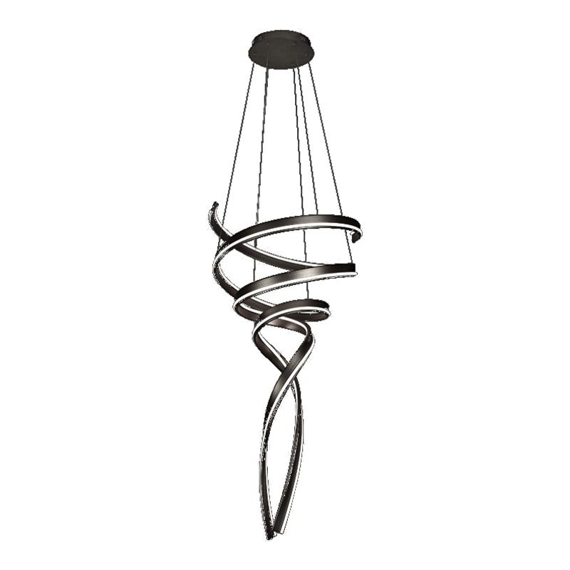 230v 120W LED Black Swan Pendant