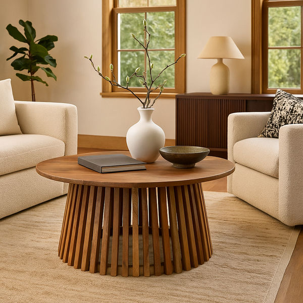 KC FURN – Cassidy Solid Mango Wood Coffee Table
