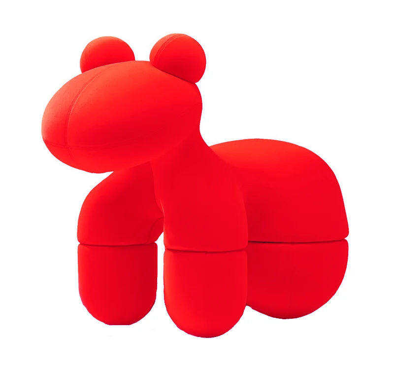 Mordern animal chair-red