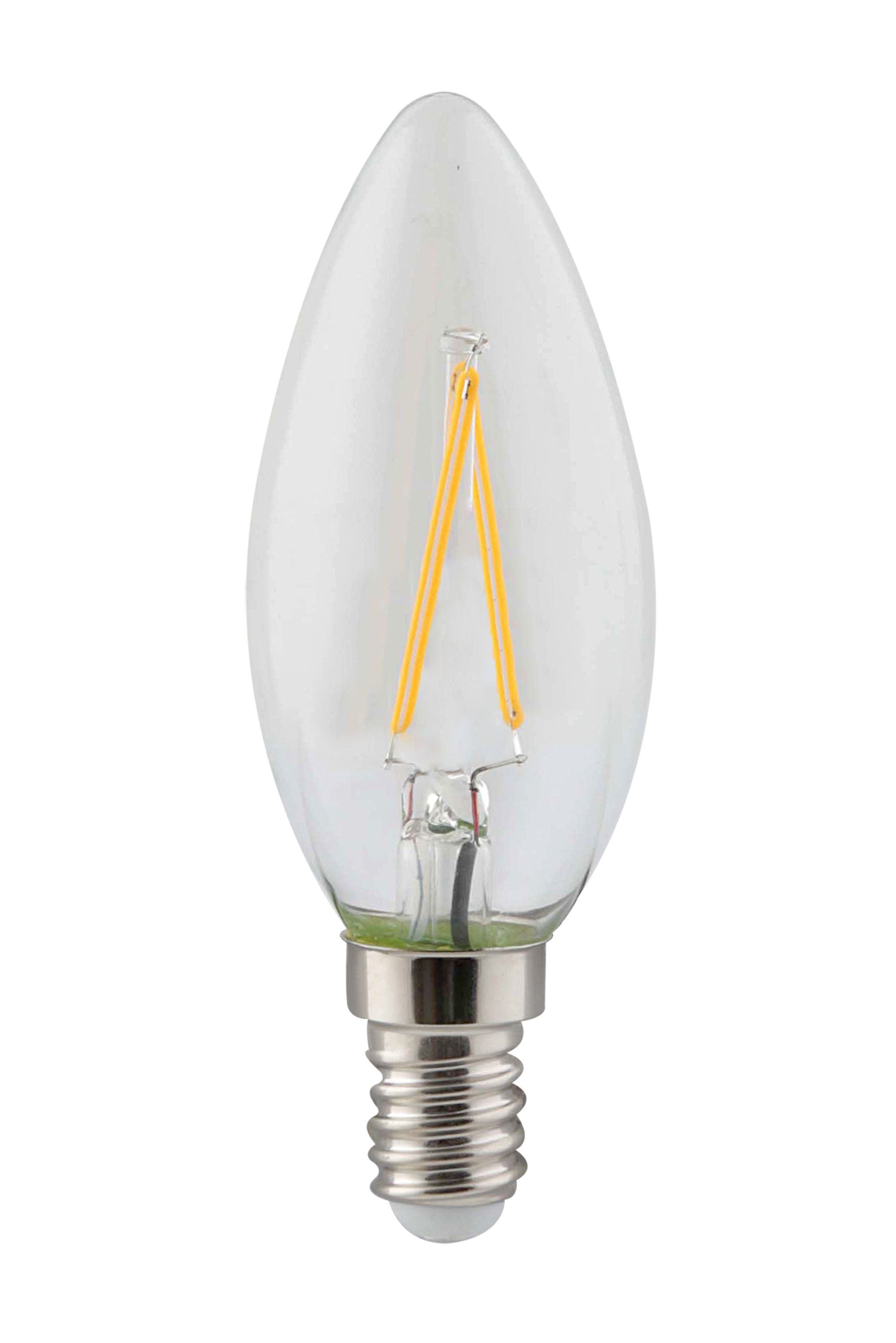 Eurolux LED Filament Candle E14 2w Warm White