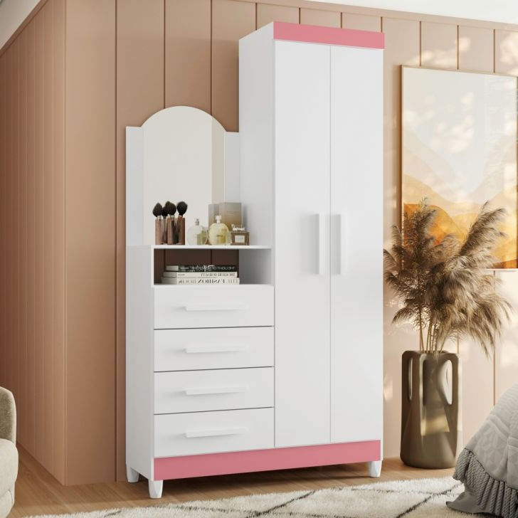 Capri Wardrobe Dresser Qaudriflex