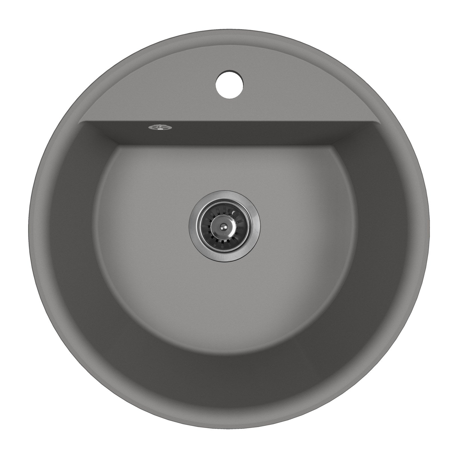 Laveo Muna 510 Granite Composite Kitchen Sink 1 Bowl - Grey