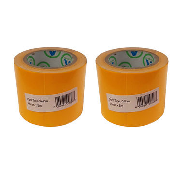 AVAST Duct Tape Yellow 48mm x 5m ( 2 Pack )
