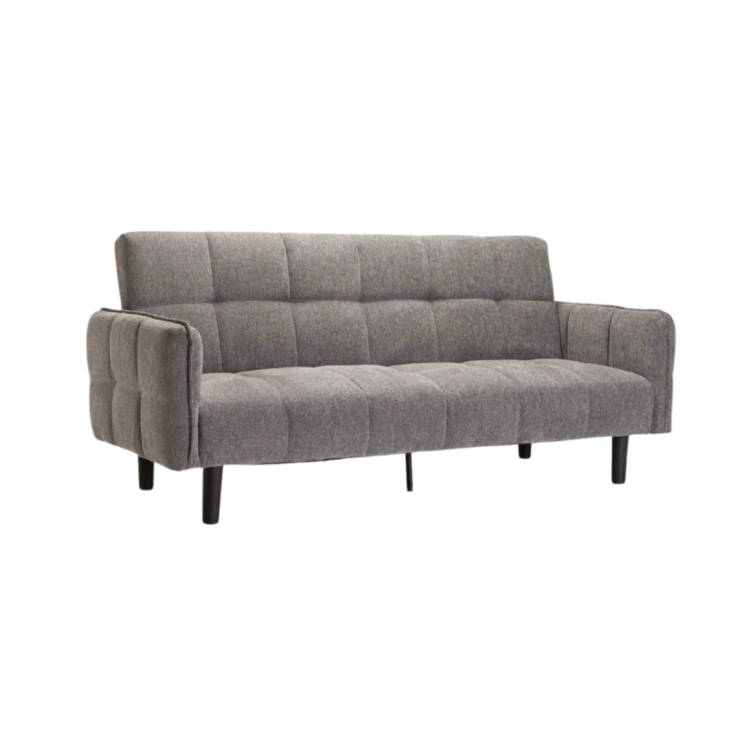 Fabric Sleeper Couch with Two Leg Options - Grey