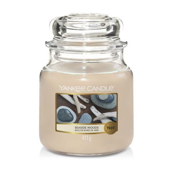 Yankee Candle Seaside Woods Medium Jar Retail Box No
