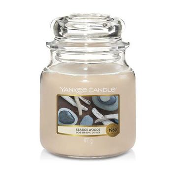 Yankee Candle Seaside Woods Medium Jar Retail Box No