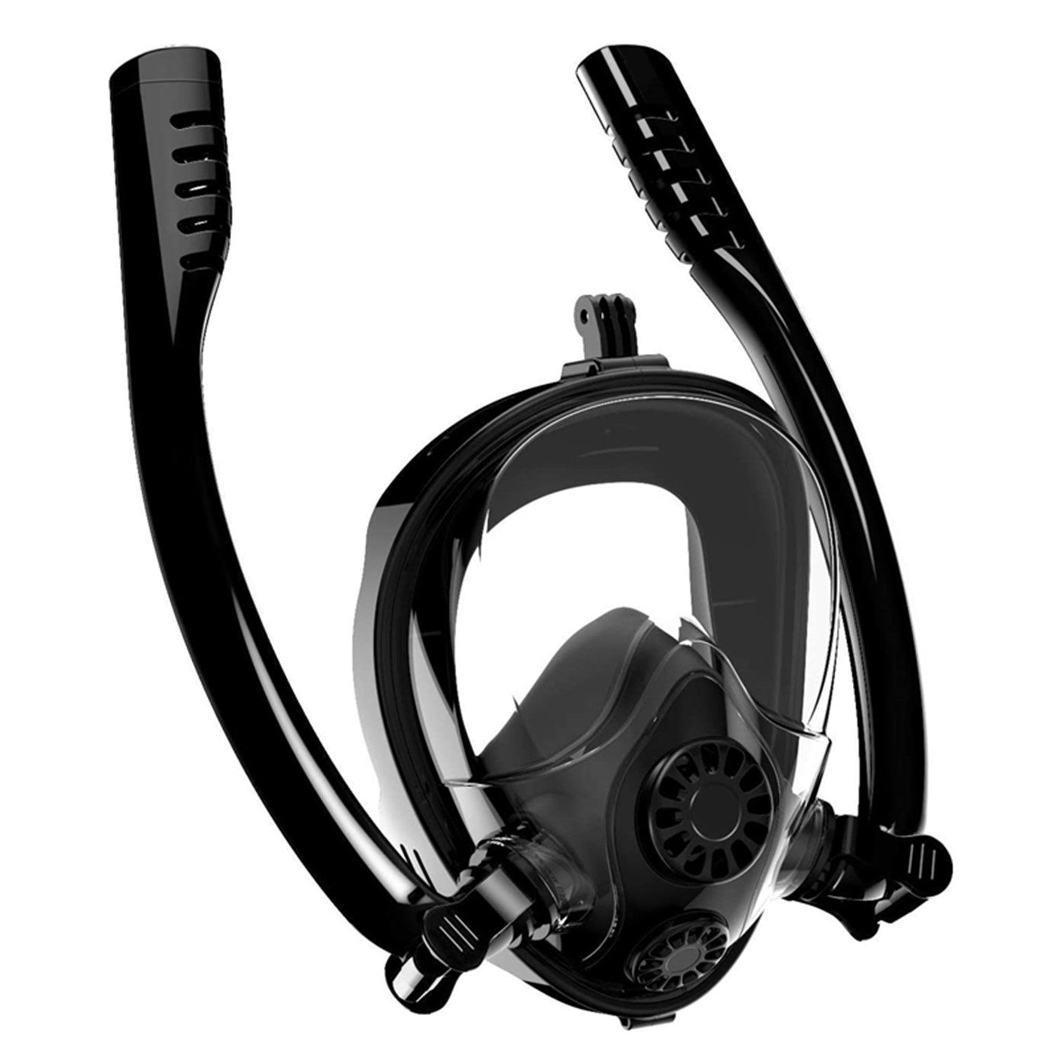 Double Tube Full Face 180° Panoramic Snorkel Mask - XL | LEROY MERLIN ...