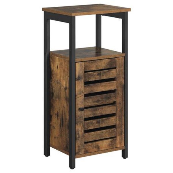 Bedside Cabinet with Shelves – 2-Tier Nightstand Storage Organizer