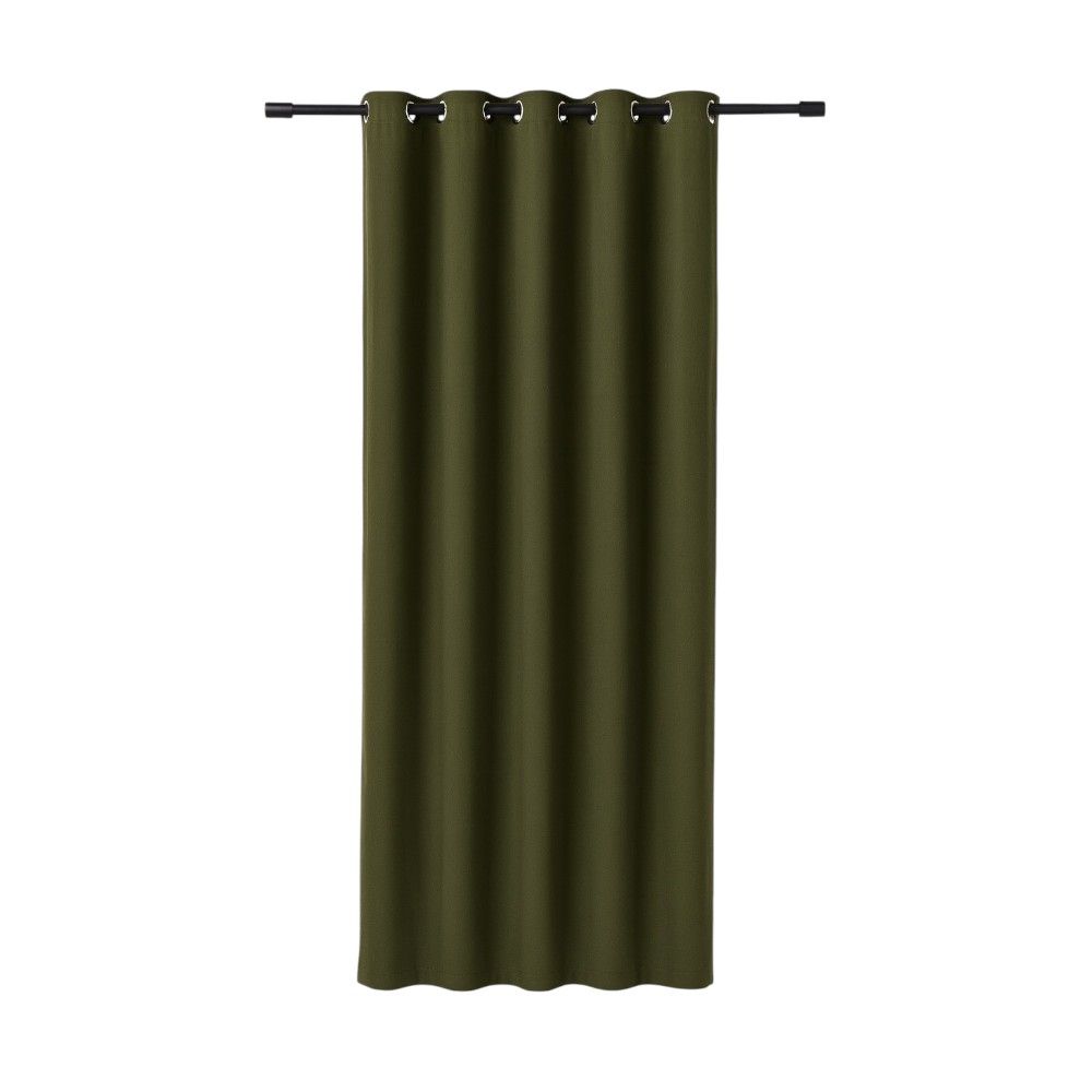 Danny Home Blackout Window Curtain 130cm - Green