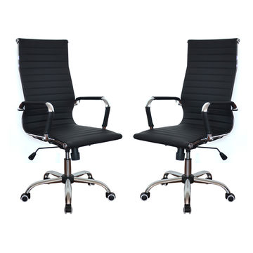 TOCC Gen Ems High Back Office Chair - Set of 2 per Box - Black