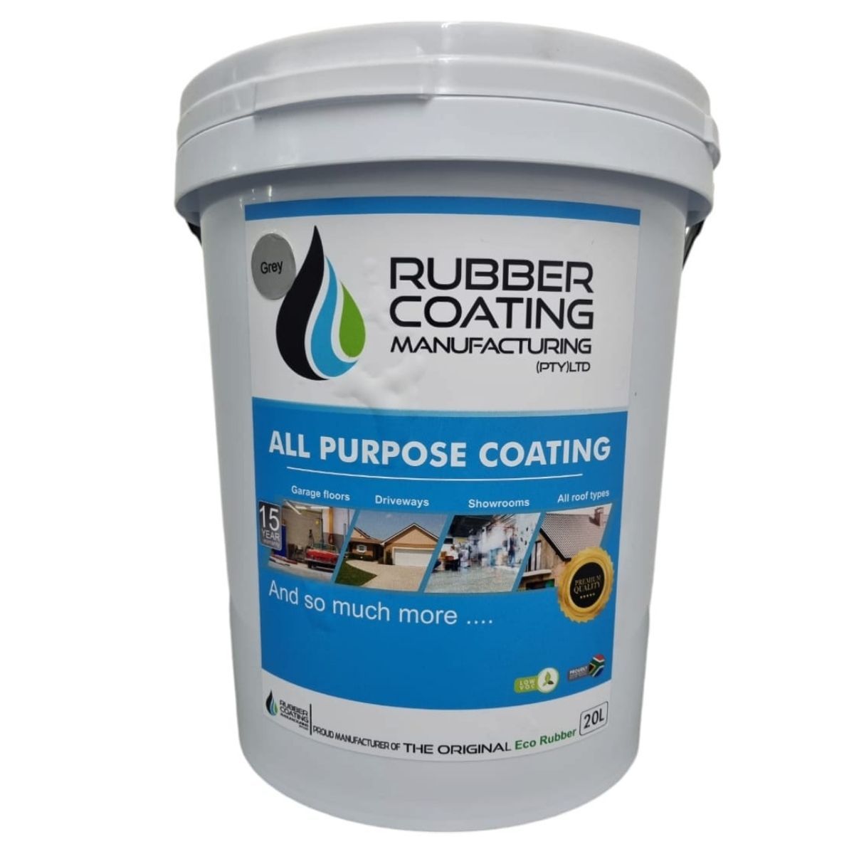 Rcm All Purpose Coating Light Grey 20 L
