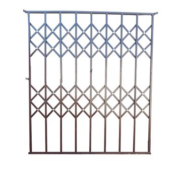 Window burglar made of steel W2000mm x H1800mm Bronze