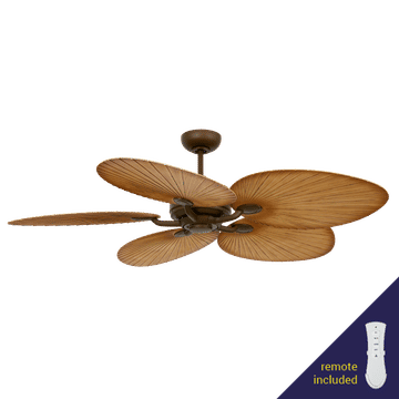 Alocasia - Bronze 80W AC Ceiling Fan with 5 ABS Blades