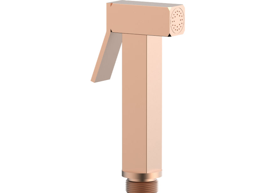 Devario Premio Shattaf Sprayer Square Brass -Rose Gold