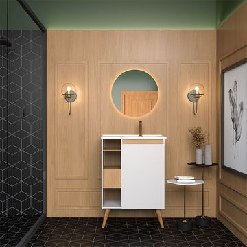 Lotus Bathroom Vanity Freestanding -60cm-Nude